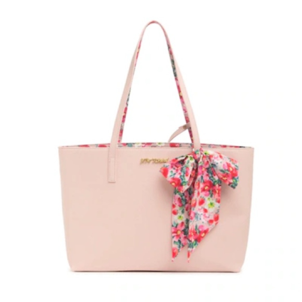 NWT Betsey Johnson Zaria Tote w/Wristlet and Scarf